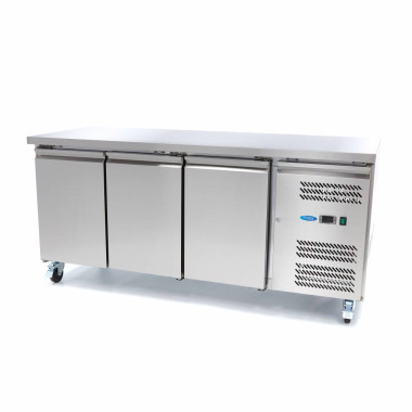 Maxima - Réfrigérateur de comptoir - 465L - 180cm - 3 portes