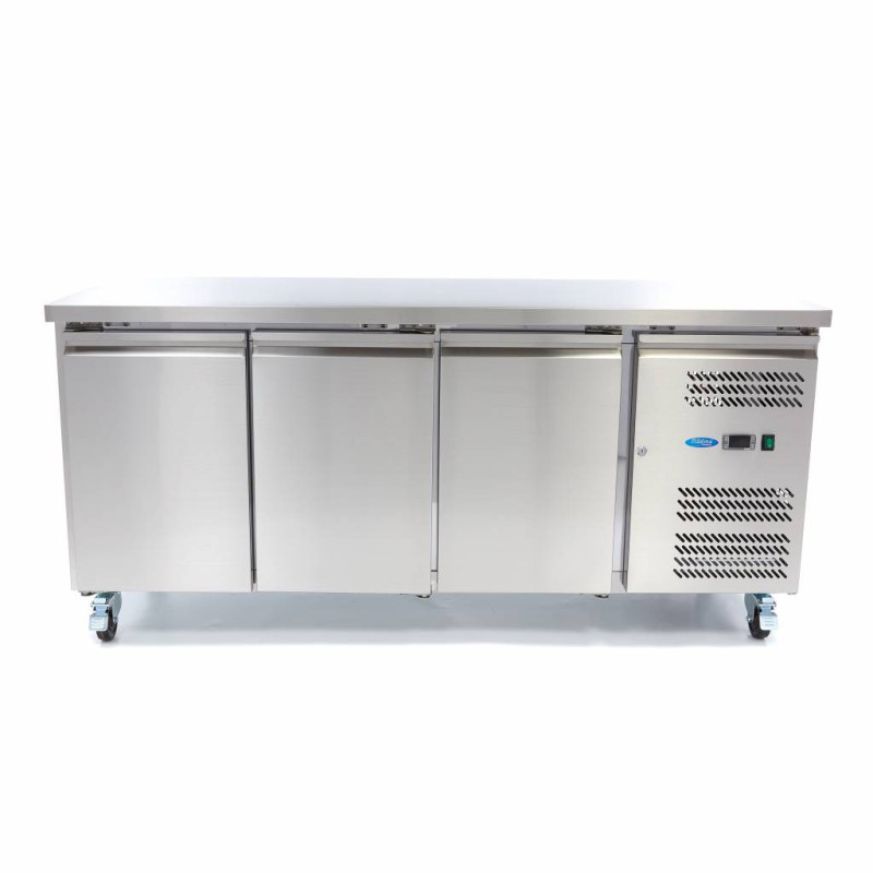 Maxima - Réfrigérateur de comptoir - 465L - 180cm - 3 portes