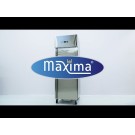 Maxima - Réfrigérateur - 600L - 3 étagères réglables (2/1 GN) - sur roulettes - inox