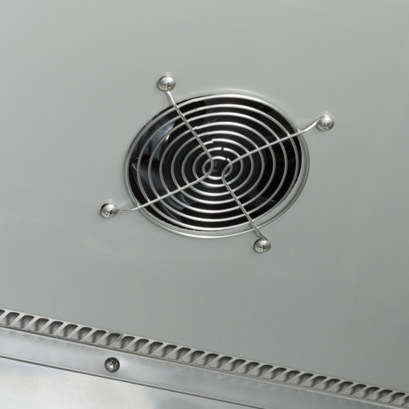 Maxima - Réfrigérateur - 1200L - 6 étagères ajustables (2/1 GN) - sur roulettes inox
