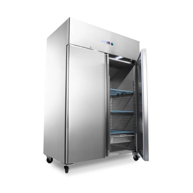Maxima - Congélateur - 1200L - 6 étagères réglables (2/1 GN) - sur roulettes avec étagères