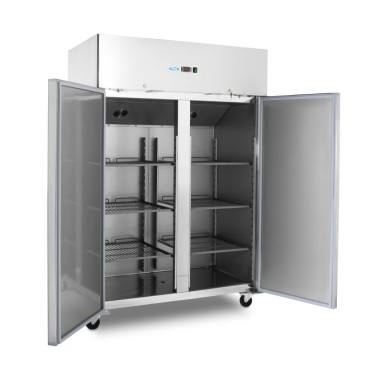 Maxima - Congélateur - 1200L - 6 étagères réglables (2/1 GN) - sur roulettes avec étagères