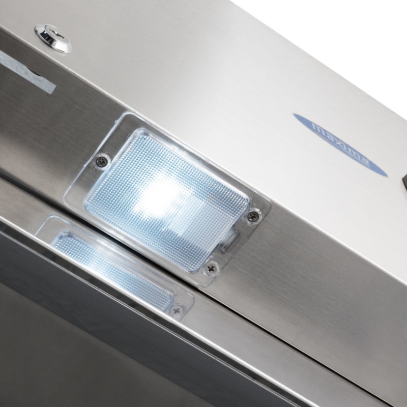Maxima - Congélateur - 1200L - 6 étagères réglables (2/1 GN) - sur roulettes avec étagères