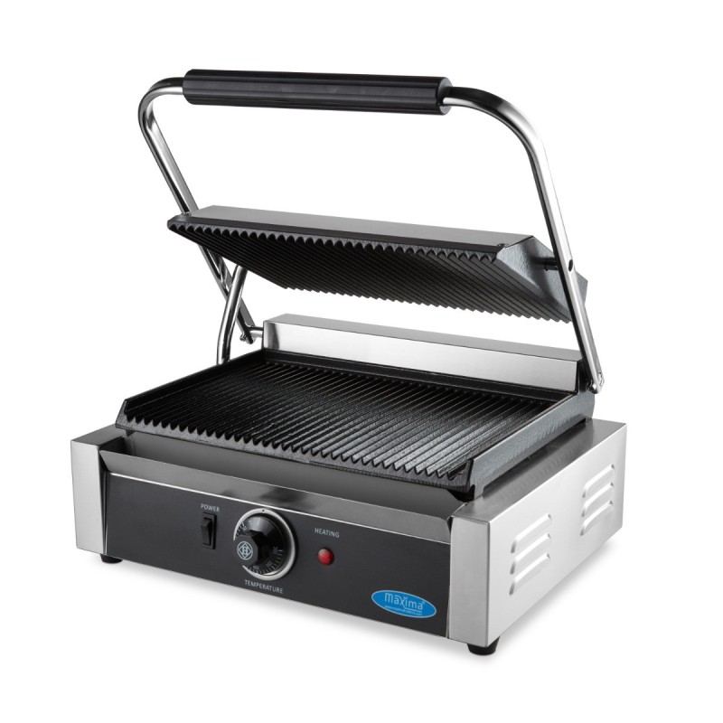 Maxima - Grill Rainurée - Plaque Simple - 33,5cm