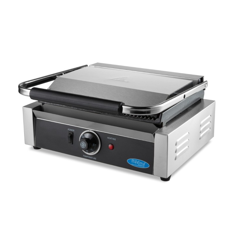 Maxima - Grill Rainurée - Plaque Simple - 33,5cm