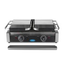 Maxima - Grill Contact - Rainuré - Double Plaque de Grill - 2 x 22cm