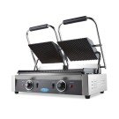 Maxima - Grill Contact - Rainuré - Double Plaque de Grill - 2 x 22cm