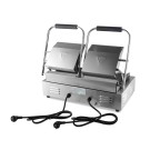 Maxima - Grill Contact - Rainuré - Double Plaque de Grill - 2 x 22cm