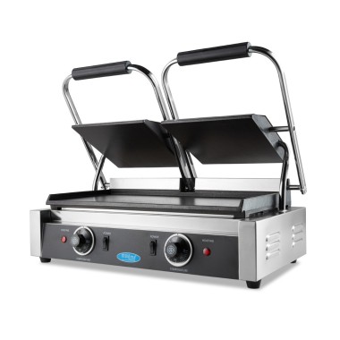 Maxima - Grill contact - Lisse - Double plaque de grill - 2 x 22cm