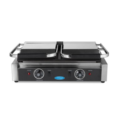 Maxima - Grill contact - Lisse - Double plaque de grill - 2 x 22cm