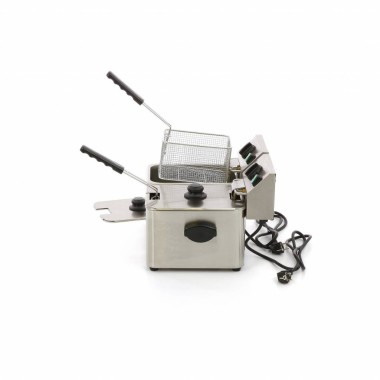 Maxima - Friteuse - 2 x 4L - 2 paniers - jusqu'à 2 kg de frites
