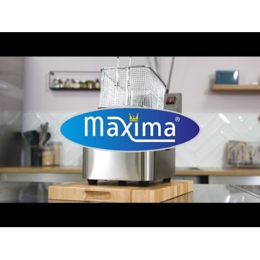 Maxima - Friteuse - 2 x 4L - 2 paniers - jusqu'à 2 kg de frites