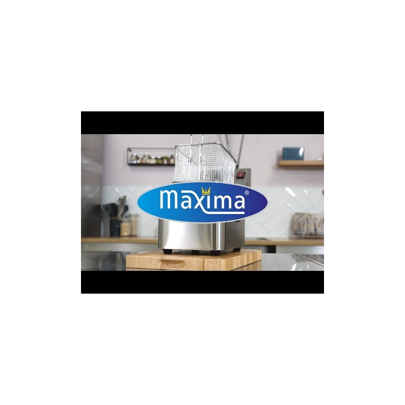 Maxima - Friteuse - 2 x 4L - 2 paniers - jusqu'à 2 kg de frites