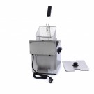 Maxima - Friteuse professionnelle - 8L - 1 panier - avec robinet de vidange