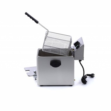 Maxima - Friteuse professionnelle - 8L - 1 panier - avec robinet de vidange