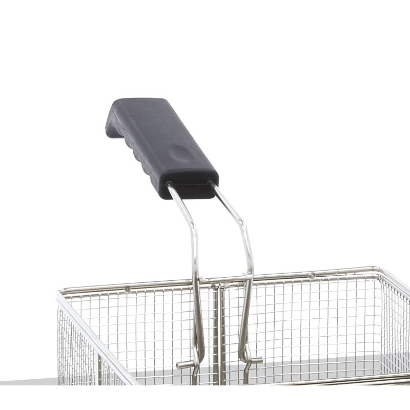 Maxima - Friteuse - 2 x 8L - 2 paniers - avec robinet de vidange