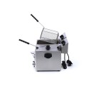 Maxima - Friteuse - 2 x 8L - 2 paniers - avec robinet de vidange