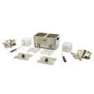 Maxima - Friteuse - 2 x 8L - 2 paniers - avec robinet de vidange