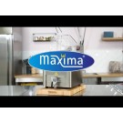Maxima - Friteuse - 2 x 8L - 2 paniers - avec robinet de vidange