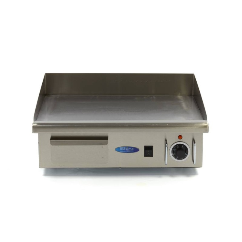 Maxima - Plaque de Cuisson - Lisse - 55cm - incluant Bac de récupération