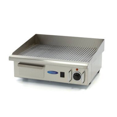 Maxima - Plaque de cuisson - Rainurée - 55cm - incluant un bac de récupération