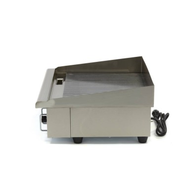 Maxima - Plaque de cuisson - Rainurée - 55cm - incluant un bac de récupération