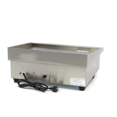 Maxima - Plaque de cuisson - Rainurée - 55cm - incluant un bac de récupération