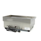 Maxima - Plaque de cuisson - Rainurée - 55cm - incluant un bac de récupération
