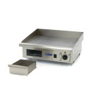 Maxima - Plaque de cuisson - Rainurée - 55cm - incluant un bac de récupération