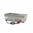 Maxima - Plaque de cuisson - Demi-rainurée - 73 cm - avec bac de récupération - 400V