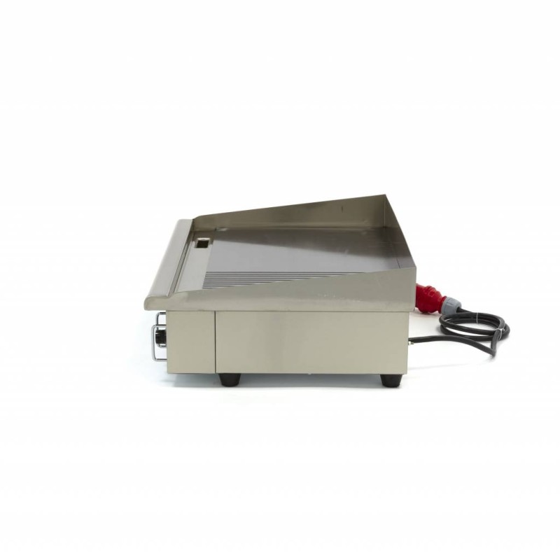 Maxima - Plaque de cuisson - Demi-rainurée - 73 cm - avec bac de récupération - 400V