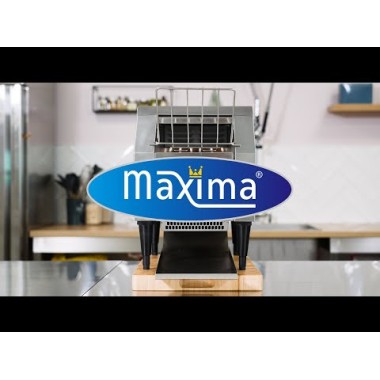 Maxima - Grille-pain à convoyeur - 150 tranches/h - Vitesse réglable - avec bac à miettes