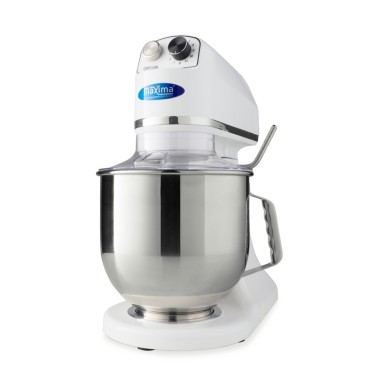 Maxima - Batteur sur socle - 7L - Jusqu'à 2kg de pâte - Blanc