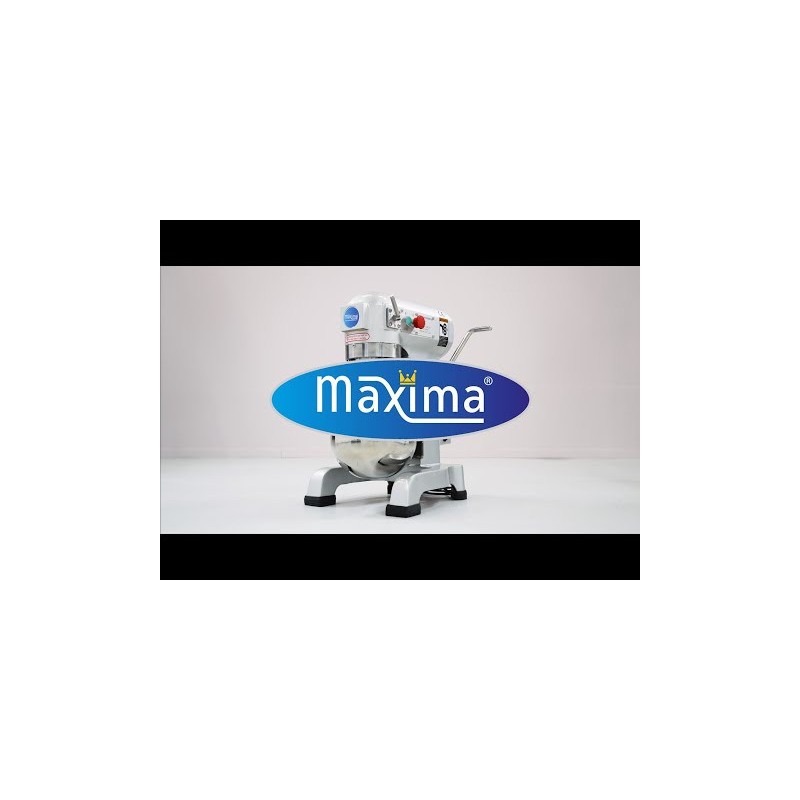 Maxima - Mélangeur Planétaire - 10 L - Jusqu'à 5 kg de Pâte - 3 Vitesses