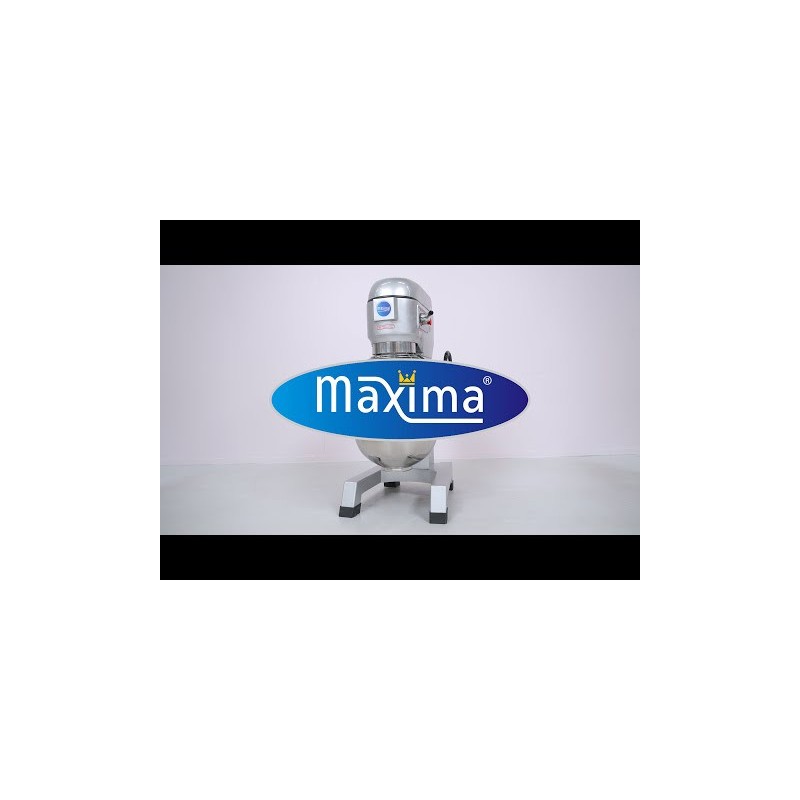 Maxima - Mélangeur Planétaire - 40L - Jusqu'à 20kg de Pâte - 3 Vitesses