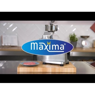 Maxima - Presse à hamburger - Plaque de portionnement de 10 cm - Manuel