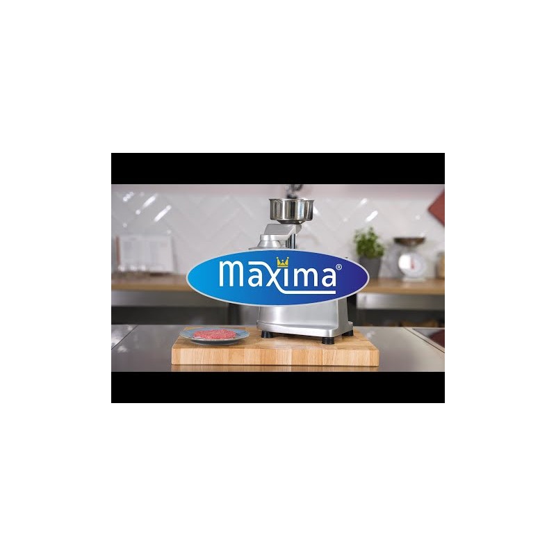 Maxima - Presse à hamburger - Plaque de portionnement de 10 cm - Manuel