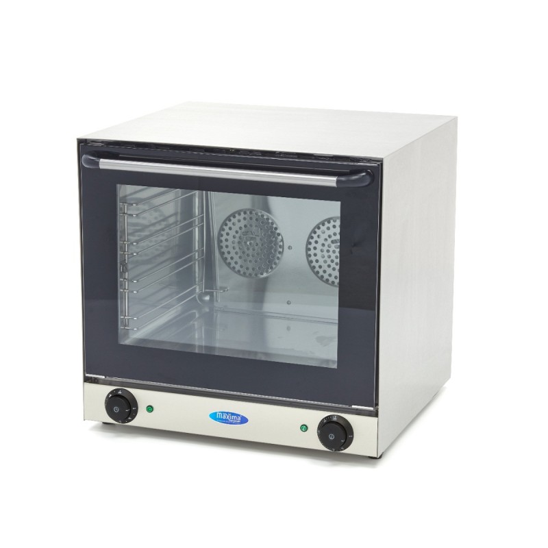 Maxima - Four à convection - Convient pour 4 plaques - Minuterie intégrée - jusqu'à 300°C