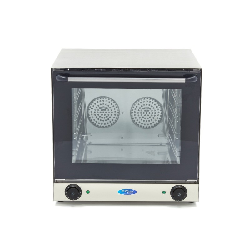 Maxima - Four à convection - Convient pour 4 plaques - Minuterie intégrée - jusqu'à 300°C