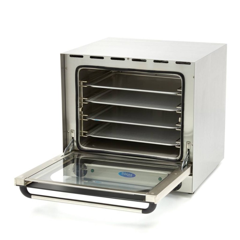 Maxima - Four à convection - Convient pour 4 plaques - Minuterie intégrée - jusqu'à 300°C