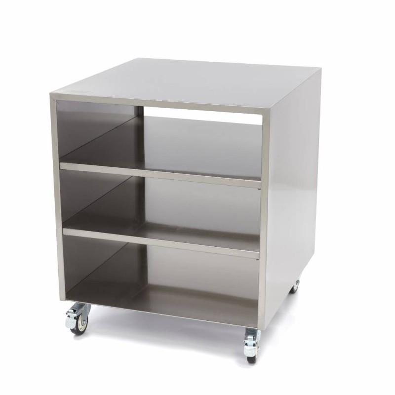 Maxima - Table de machine en acier inoxydable - 60 x 60cm