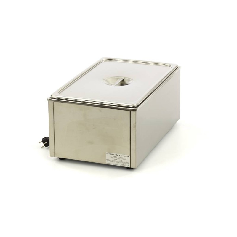 Maxima - Bain Marie - avec robinet - incluant un ensemble GN 1/1 - Électrique