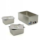 Maxima - Bain-Marie - avec robinet - incluant 2 sets de bacs GN 1/2 - Électrique