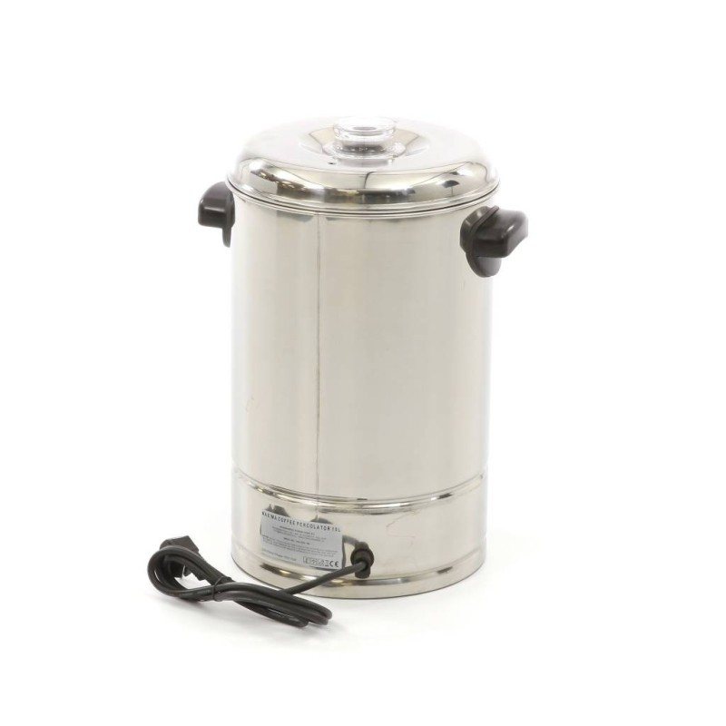 Maxima - Percolateur à café - 10 litres - 80 tasses - Filtre à café amovible