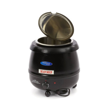Maxima - Marmite à soupe - 10L - Pot intérieur amovible - avec encoche pour cuillère