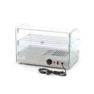 Maxima - Vitrine chauffante pour aliments - 45L - 55cm - 2 étagères