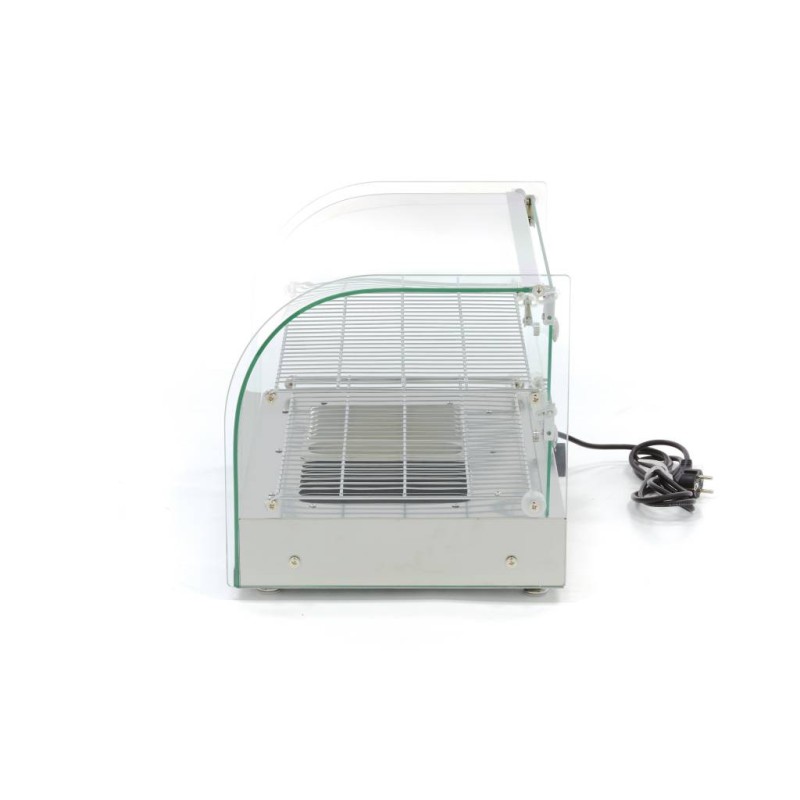Maxima - Vitrine chauffante pour aliments - 45L - 55cm - 2 étagères