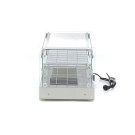 Maxima - Vitrine chauffante pour aliments - 50 L - 55 cm - 2 étagères