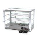 Maxima - Présentoir chauffant pour aliments - 115 L - 70 cm - 3 étagères
