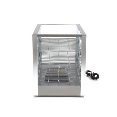 Maxima - Présentoir chauffant pour aliments - 115 L - 70 cm - 3 étagères